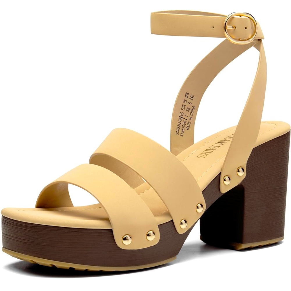 DREAM PAIRS Women's Chunky Platform sandals